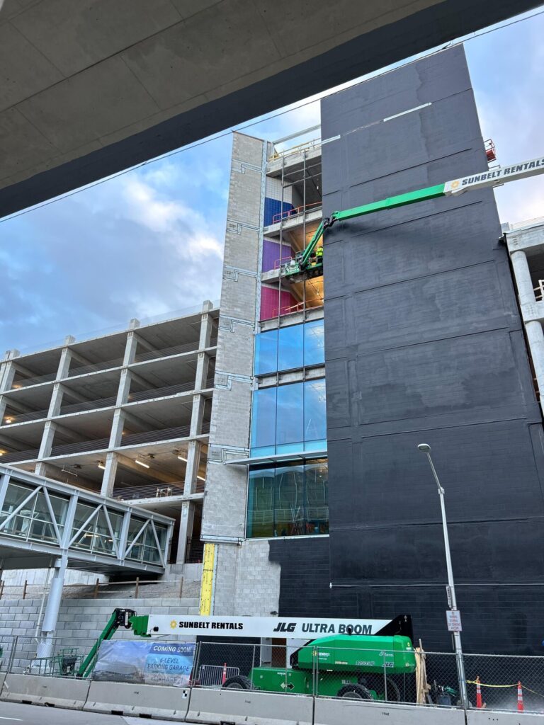 1078 ABayazeed Contractor Installing Curtain Wall